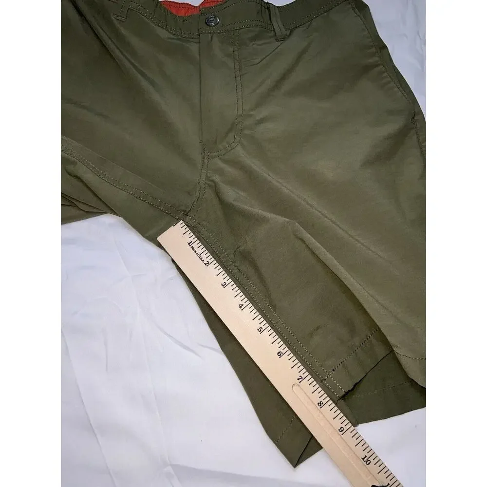 Southern Tide T3 Shorts Men's Size S Green Tide To Trail Fishing Hiking Outdoor